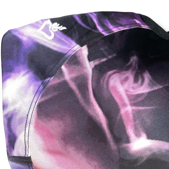 Torrid Active 40DDD Sports Bra 40F Underwire Smoke Print Run High Impact Purple - Picture 6 of 14